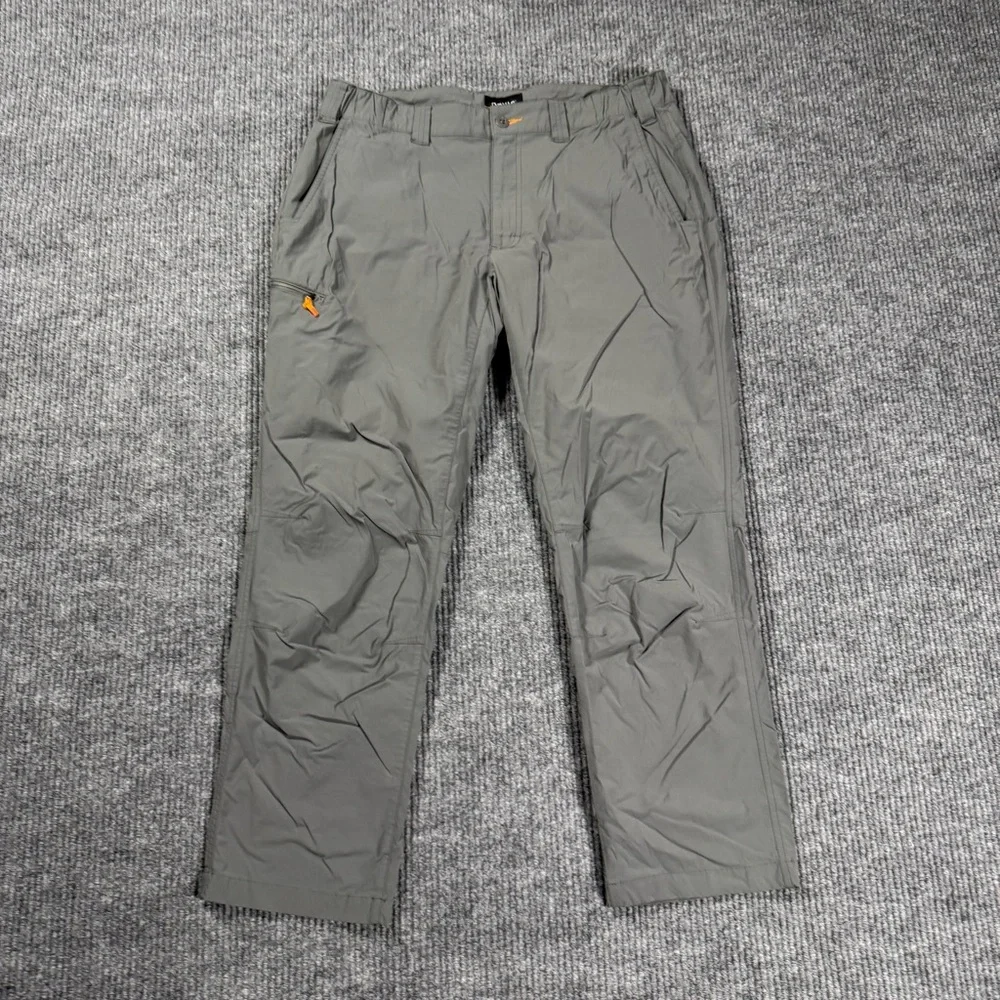 Orvis Jackson Quick Dry Pants Black Mens Size L 35x30 Hiking Outdoors Camp - Picture 1 of 10
